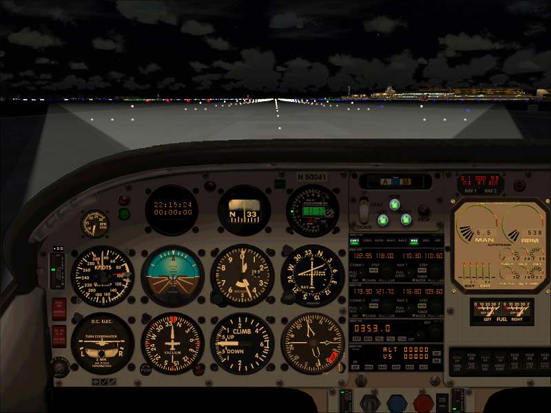 This Is A Panel For The Fs2004 Lancair Legacy Made Over A Picturereal Bitmap And Featuring