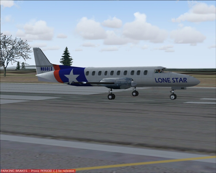 Lone Star Airlines Metroliner Textures And Ai Bgl File For Fs2004 Repaint By Dan Watkins (