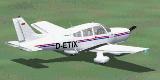 Fs2002/Fs2004 Aircraft Piper Pa-28-161 Warrior Iii Fsds2 Model With Full Moving Parts And