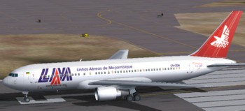 Fs2004 Aircraft Boeing 767-200 Pw Mozambique Airlines Reg