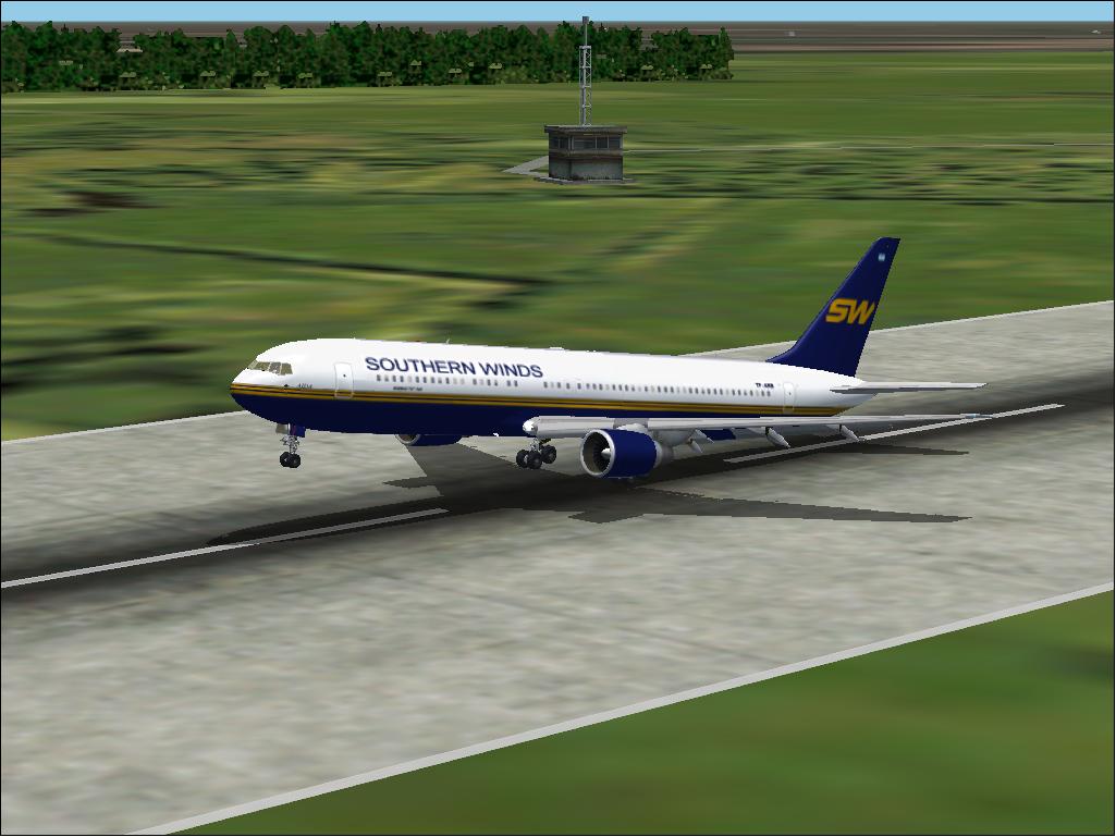 Boeing 767-300-Er Of Southern Winds, Using Ifdgs Incredible 767-300 Aircraft; Registration