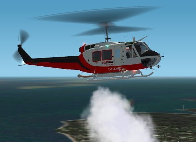 Conair Bell 205 Fs2002/Fs2004 Bell-205 Uh-1H Iroquois