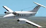 Fs2002 Embraer Emb-121 Xingu A Seven Seat Twin Turboprop Repainted As Particular Plane Reg