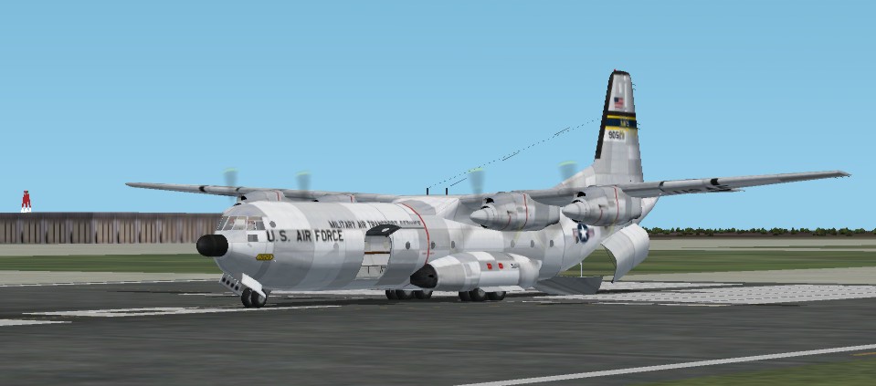 Fs2002 Pro Douglas C-133B Cargomaster The C-133 Served As The Usafs Exclusively Turbo-Prop