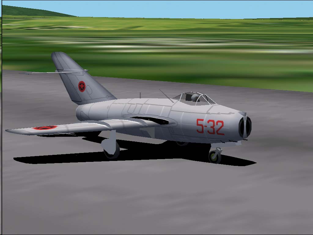 F-2(Mig-15Bis)Albania Air Force 5-32 For Combat Flight Simulator 2 Original By Original By