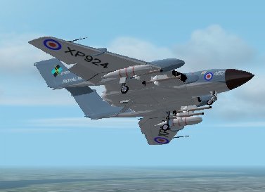 De Havilland Sea Vixen D3 For Fs 2002/04 Classic Royal Navy Carrier-Borne Military Jet Fro