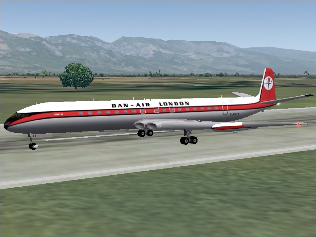 Fs2004 Dehavilland Dh-106 Comet First Jet Airlainer Ever Made Update To Fs2002: Bracken Da