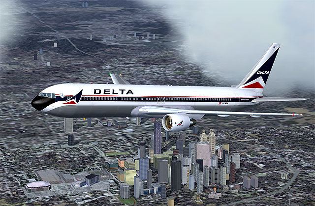 Fs2004 Delta B767-322/Er Skins For Sunny Xias B763Er Model