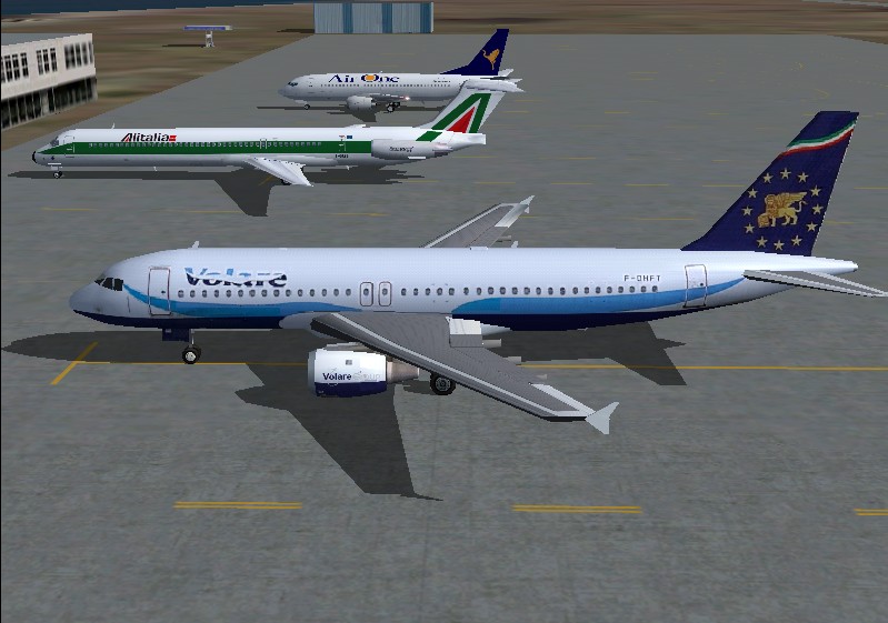 Ais-Ai Airbus A320 Volare Airlines This Is Repainted Textures Of The Great Ais-Ai Airbus A