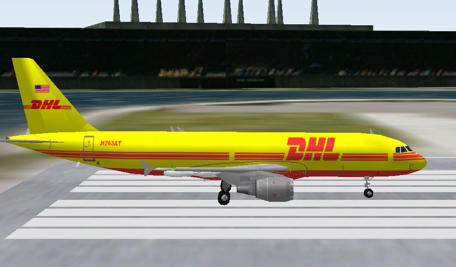 Fs2000 Dhl Airbus A320-200F