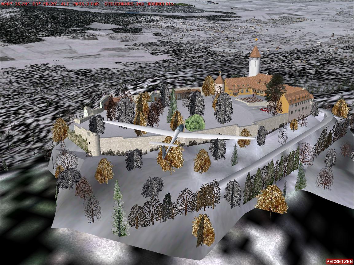 Castle Teck For Fs2002 And Fs2004 Castle Teck In Southern Germany Near Stuttgart Is An Imp