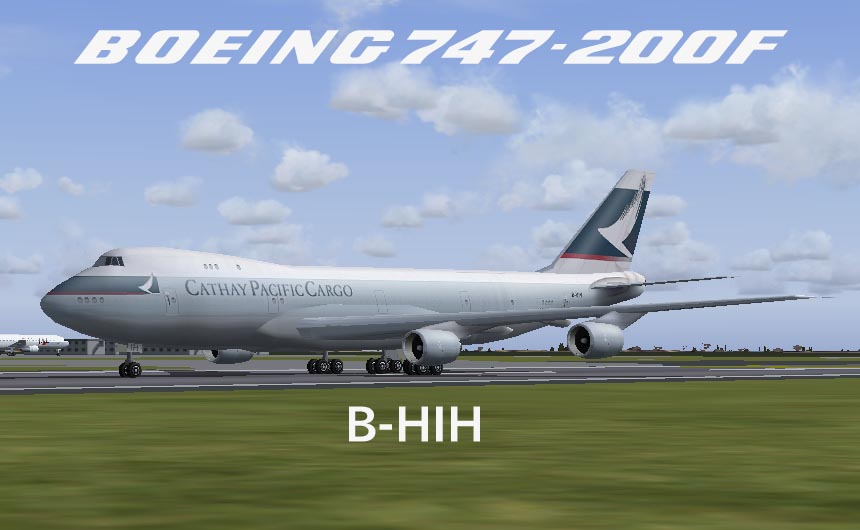 Boeing 747-400 Cathay Pacific Airways Model By Fsp Fd By Hiro Repaint By Hideki Vayashi Oh