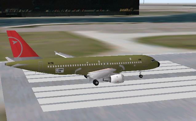 Fs2000 Northwest Airlines Factory Airbus A320