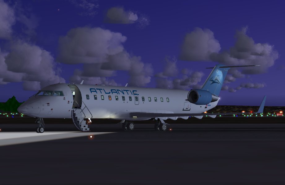 Project Open Sky Bombardier Canadair Regional Jet / Crj 600 - 200 For Fs2002 Exclusively T