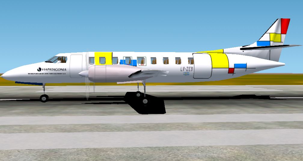 Fs2002/2004 Aerosistemas 2000 Fairchild Metroliner Iii Original Aircraft By F