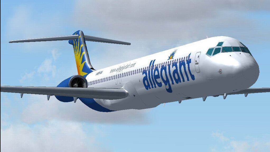 Mcdonnell Douglas Md-82 In The New Colours Of Las Vegas Based Allegiant Air
