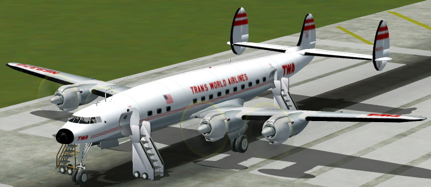 Fs2002/Fs2004 Lockheed L-1049G Super Constellation