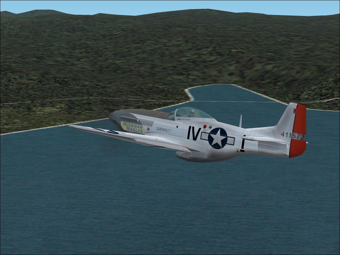 Fs 2002 P-51D Texture Michigan Mauler To Be Used With The Fine Reno Racers By Roger Dial A