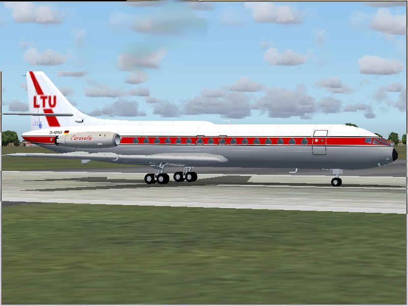 Fs2002/Fs2004 Sud Aviation/Caravelle Iii - Ltu Includes Missing .Air File