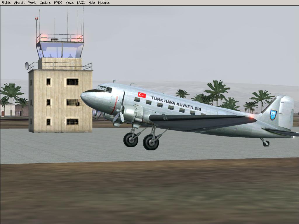 Fs2004 Aircraft Douglas Dc3 Thk This Thk Livery Repaint Aircraft Is Modified Version Of Fs