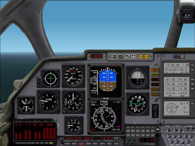 Fs2002 Grumman Ea-6B Prowler New 2D Panel Including All Nessesary Instruments Gauges And B — 1