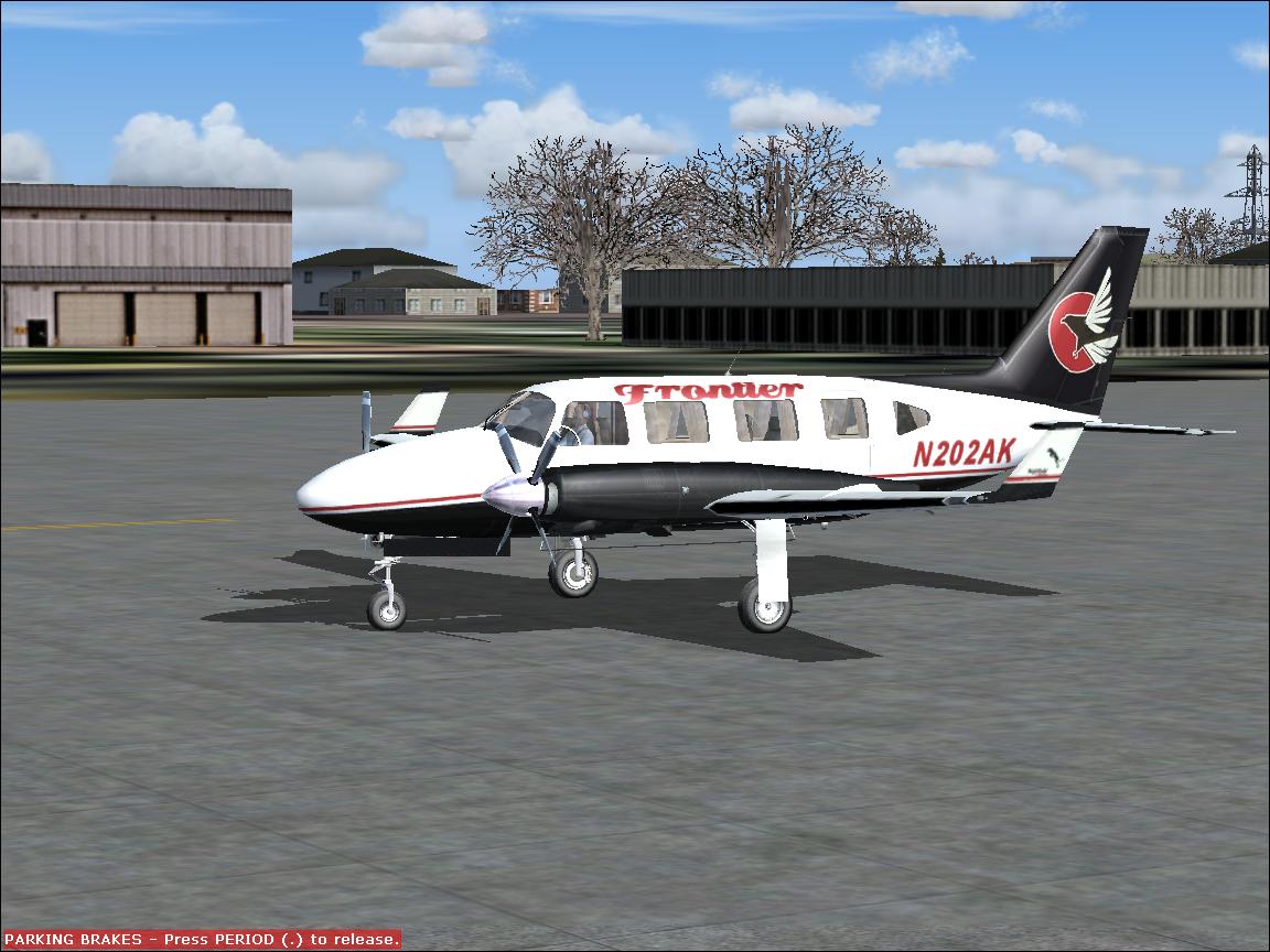 Fs2004 Fsd Piper Navajo Panther Frontier Repaint For The Great Fsd Piper Navajo Panther