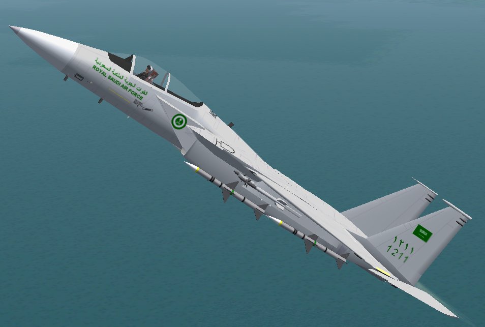 Fs2004 Royal Saudi Af F-15C This Is Royal Saudi Af Boeing Md F-15C Strike Eagle Of The 12T