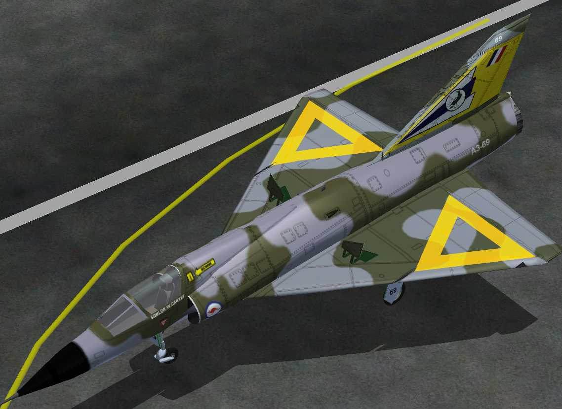 Dassault Mirage Iii O For Fs2004 Made With Fsdsv2 Raaf-A3-69 Aircraft By Warwick Carter - — 1