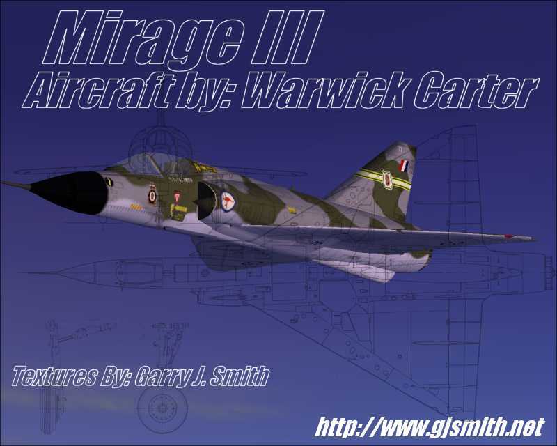 Dassault Mirage Iii O For Fs2004 Made With Fsdsv2 Raaf-A3-69 Aircraft By Warwick Carter -