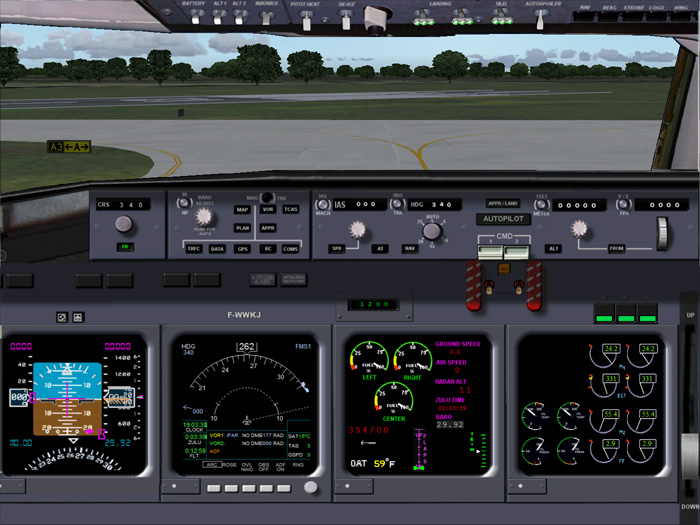 Boeing 717 Panel For Fs2004, By Ken Mitchell
