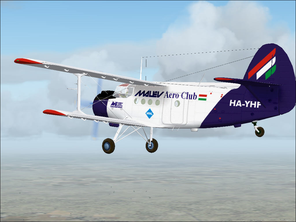 Malév Aero Club Paint Layout For Antonov An-2 By Xomer This Bundle Contains Textures Only,