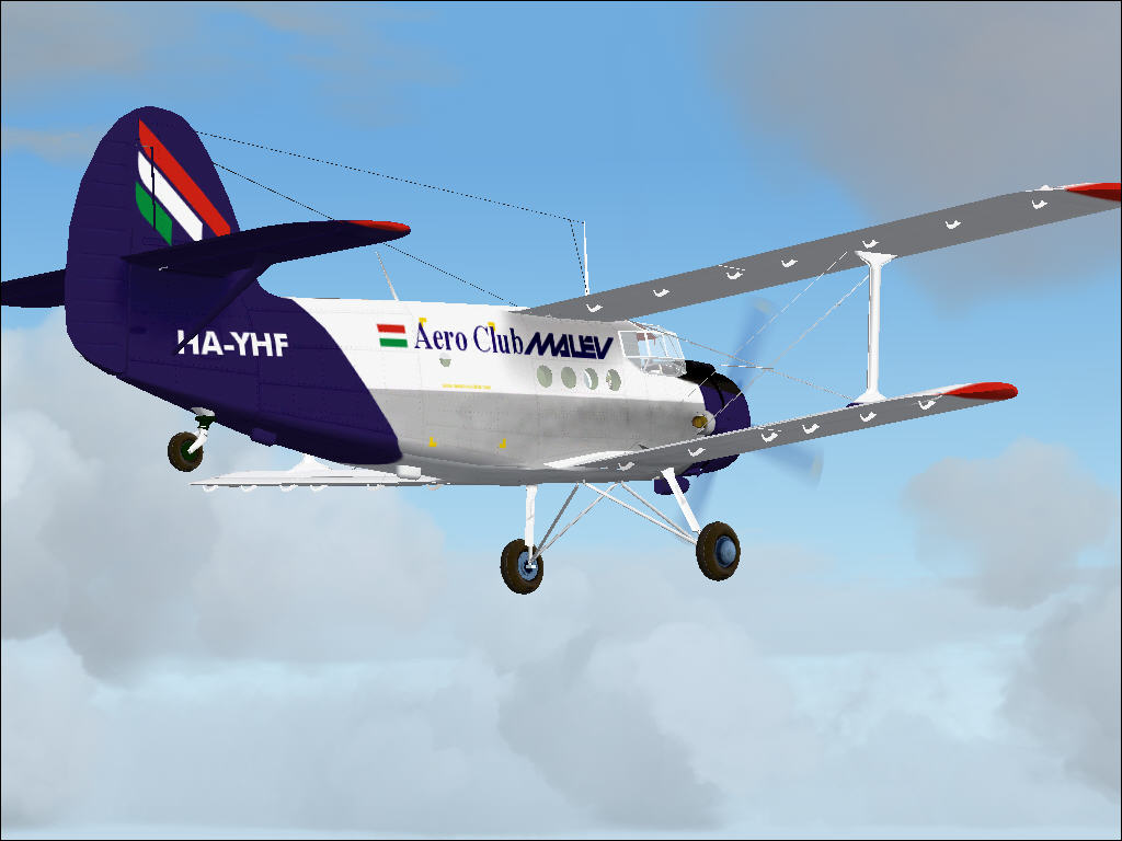 Malév Aero Club Paint Layout For Antonov An-2 By Xomer This Bundle Contains Textures Only,