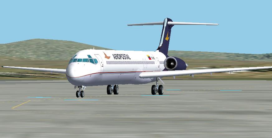 Fs2002/Fs2004 Aeropostal Mcdonnell Douglas Md-83
