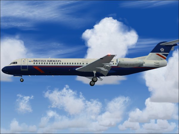 British Airways Fokker 100 Project Fokkers Fokker 100 In The British Airways Landor Livery