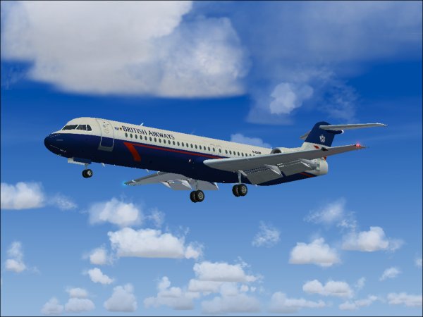 British Airways Fokker 100 Project Fokkers Fokker 100 In The British Airways Landor Livery