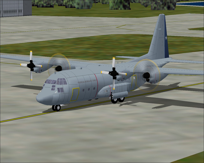 Fs2004/Fs2002 C-130H Lockheed Textures For Mike Stones C-130 Hercules In The Fuerza Aerea