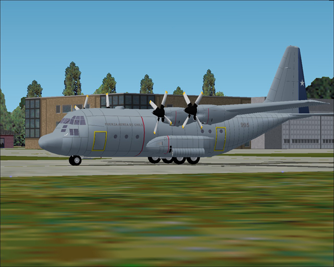 Fs2004/Fs2002 C-130H Lockheed Textures For Mike Stones C-130 Hercules In The Fuerza Aerea