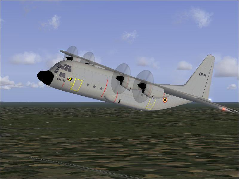 Belgian Air Force Hercules For Fs2004