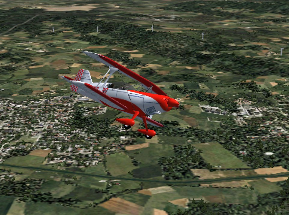 Pitts S2A Aerobatic Biplane Includes Reflective Textures And Animations By Markus Mayer