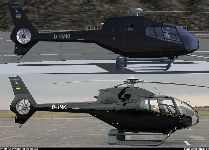 Textures Repaint For Fs2004 Ec120B_Colibri/Ec120B_Eliticino According To The Real Ec120 D-