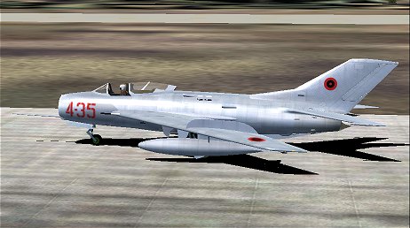 For Fs2004 F-6S (Mig-19) Textures - Albanian Air Force, 1999 These Textures Represent An F