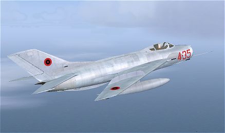 For Fs2004 F-6S (Mig-19) Textures - Albanian Air Force, 1999 These Textures Represent An F