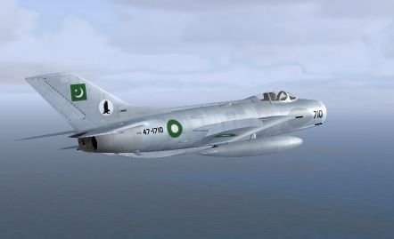 For Fs2004 F-6 (Mig-19) Textures - Pakistan Air Force, 1970-71 These Textures Represent An