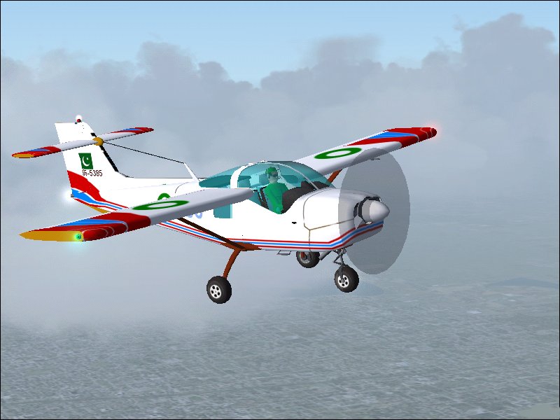 Fs2004 General Aviation Aircraft- Pakistan Airforce Saab Mfi-17 Mushshak Pakistan Airforce — 1