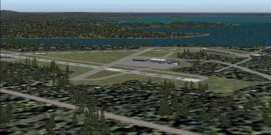 Fs2004 Scenery-Hancock County-Bar Harbor Airport (Kbhb) Serves Bar Harbor And Hancock Coun