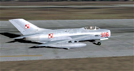 For Fs2004 Lim-7 (Mig-19) Textures - Poland Air Force These Textures Represent An Lim-7 (P