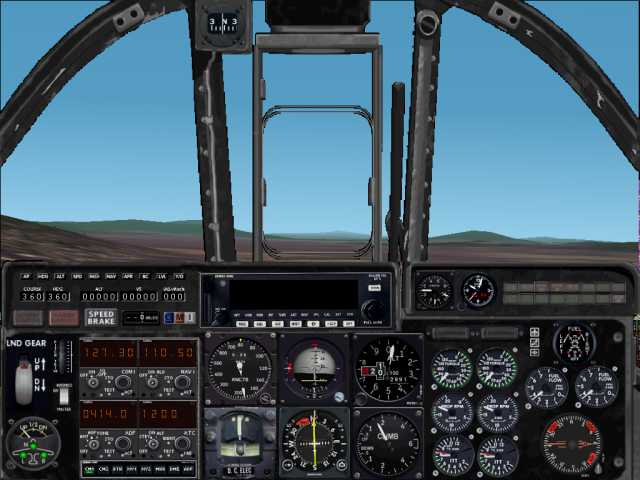 Fs2002 Ov-10 Bronco Panel This Panel Made From Fspanel Studio