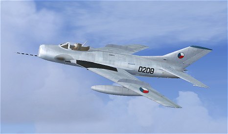 For Fs2004 S-105 (Mig-19) Textures - Czechoslovakia Republic Air Force These Textures Repr