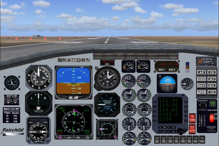 Fs2004 Veravia Metroliner Iii-Crago Fs2004 Fairchild Metroliner Iii-Crago, In The Livery O