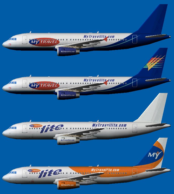 Ais-Ai Airbus Twins Mytravel Lite Texture Pac For Fs2004/Fs2002